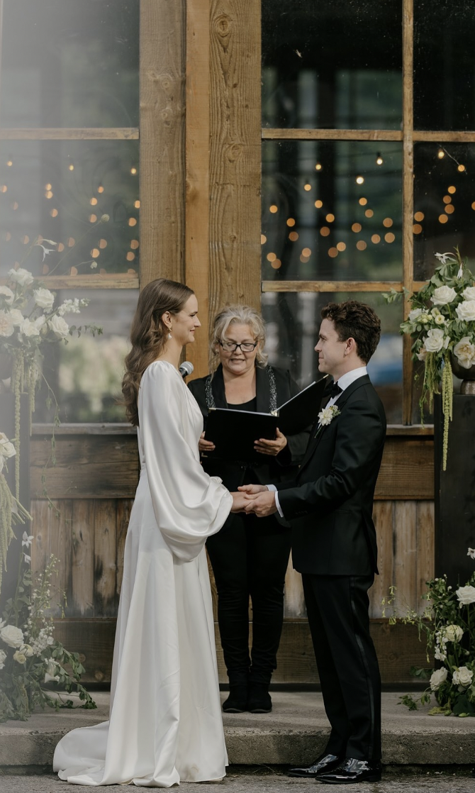Couple getting married